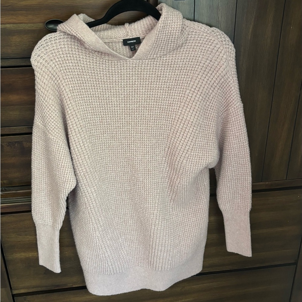 Express Women's Muave Pink Sweater
